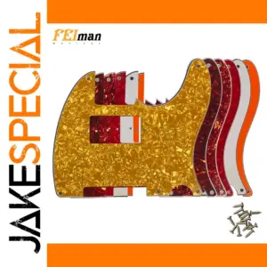 Vibrant Fender Telecaster Pickguard (217mm x 189mm)