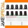 HO/OO/TT Scale Dwarf Signal Set of 10