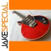 Signed Cherry Red 6-String Electric Guitar