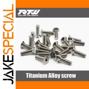 Premium Titanium Alloy Screws for RC and Vehicles