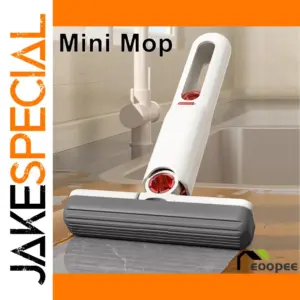 Portable Mini Cleaning Mop with Sponge Head