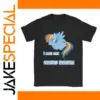 Colorful Cartoon Pegasus Graphic T-Shirt for Men
