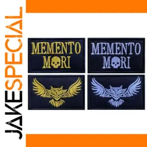 Memento Mori Embroidered Patch for Gear