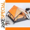 Miniature Orange and Beige RC Crawler Tent