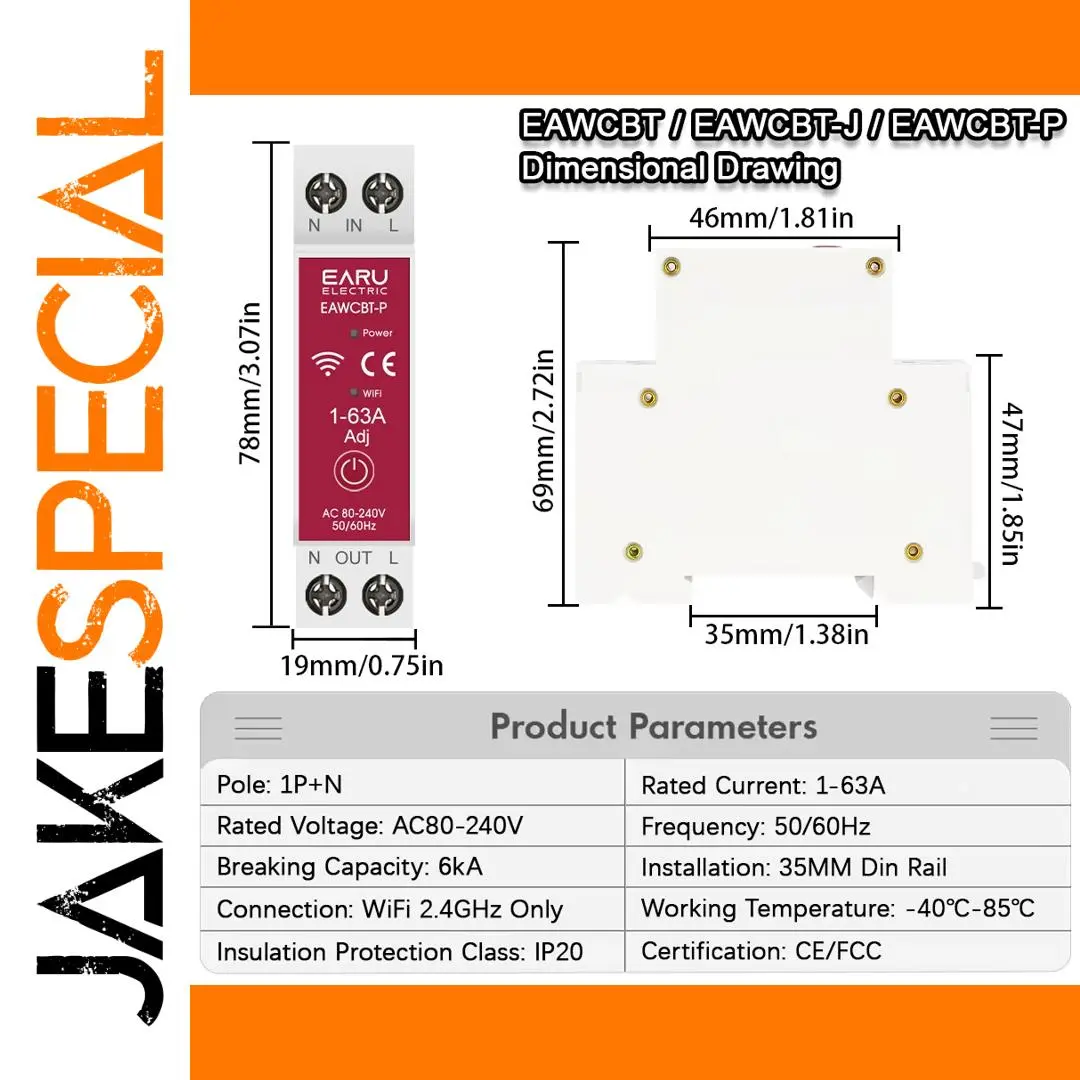 Wi-Fi Smart Circuit Breaker for Home Use 1 Wi-Fi Smart Circuit Breaker for Home Use