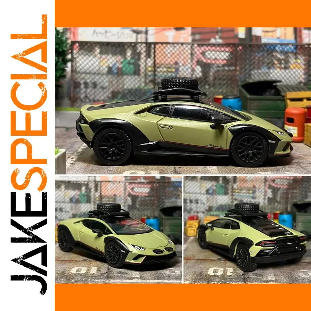 Lime Green Lamborghini Off-Road Model 1:64 1 Lime Green Lamborghini Off-Road Model 1:64