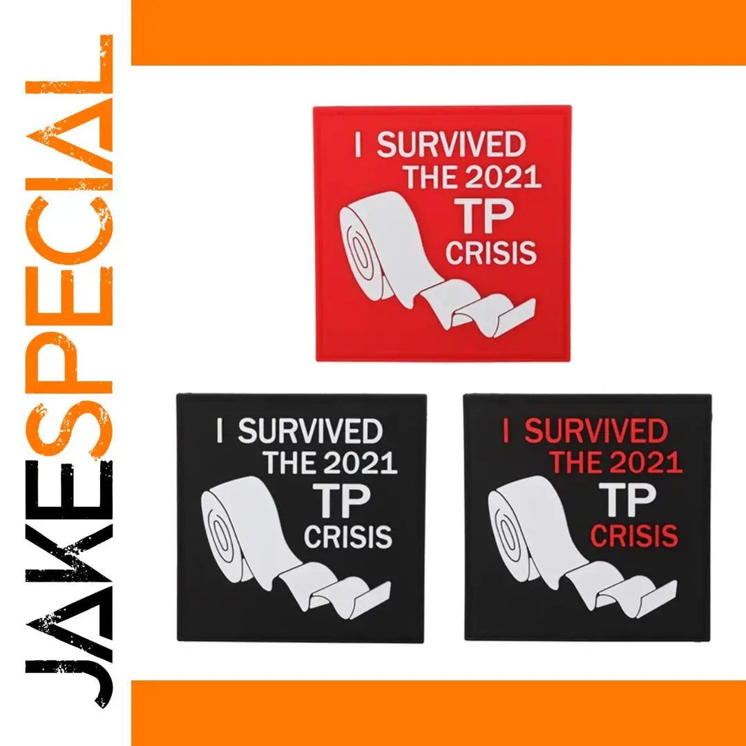 Humorous Toilet Paper Patch for Clothing 1 Humorous Toilet Paper Patch for Clothing