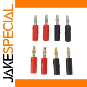 ELEABC Gold-Plated Banana Plugs Set (5 or 10)