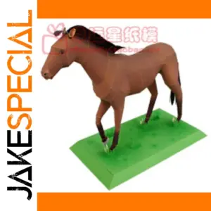 Realistic 3D Paper Horse Model for Display