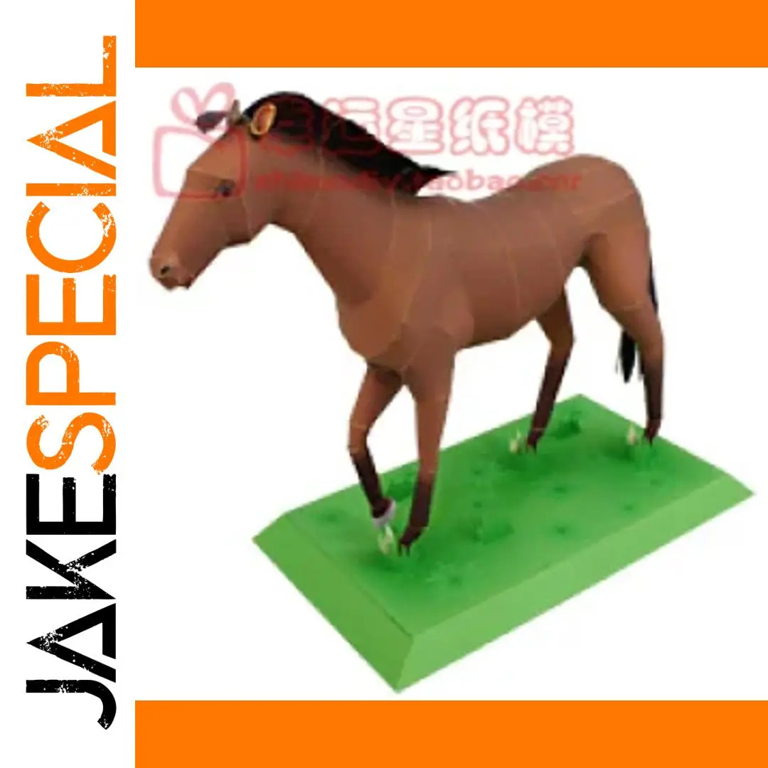 Realistic 3D Paper Horse Model for Display 1 Realistic 3D Paper Horse Model for Display