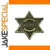 Western Hexagon Star Sheriff Badge Accessory