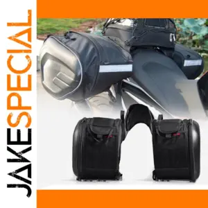 Waterproof Motorcycle Saddle Bag 36-58L Capacity