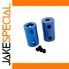 Blue CNC Aluminium Couplings Set for CNC & 3D Printer