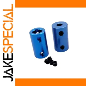 Blue CNC Aluminium Couplings Set for CNC & 3D Printer