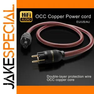 High-End Audio Power Cord with OCC Copper