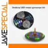 LED Desktop Spinning Top Kit with Colored LEDs