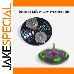 LED Desktop Spinning Top Kit with Colored LEDs