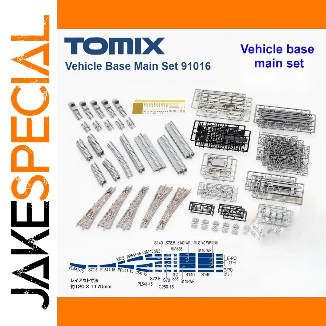 TOMIX N-type 1/150-160 Train Track Set 1 TOMIX N-type 1/150-160 Train Track Set