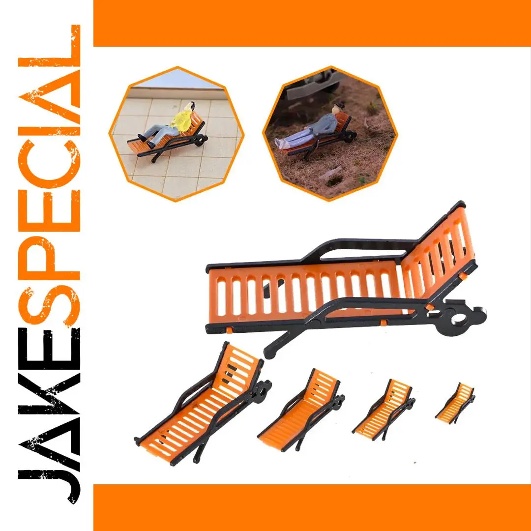 Modern Miniature Chair Set for Dioramas 1 Modern Miniature Chair Set for Dioramas