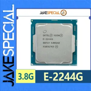 Intel Xeon E-2244G Processor 4-Core, 8-Thread, 3.80GHz