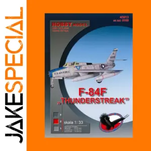F-84F Thunderstreak Paper Model Kit