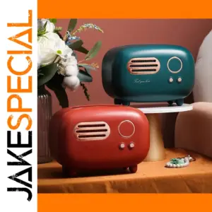 Vintage Retro Radio-Shaped Tissue Box