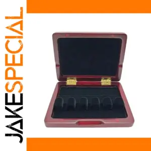 Dark Red Solid Wood Bassoon Reed Case