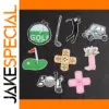 Golf Embroidered Patches Collection Set