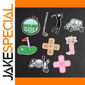 Golf Embroidered Patches Collection Set