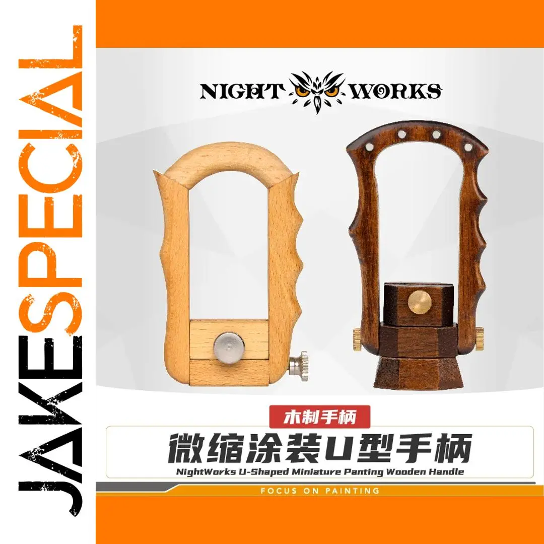 NightWorks Miniature Art Brush with Wooden Handle 1 NightWorks Miniature Art Brush with Wooden Handle