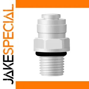 50-Pack 1/4 Inch POM Water Fittings for Household Filters