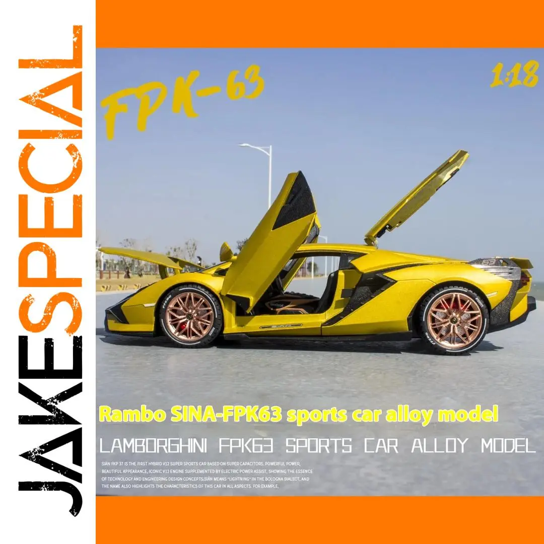 1:18 Scale Diecast Supercar Model 1 1:18 Scale Diecast Supercar Model