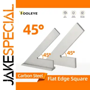45-Degree Flat Edge Square Ruler Set