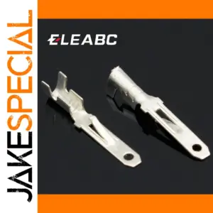 50-Piece Crimp Spade Connector Set for Electrical Wiring