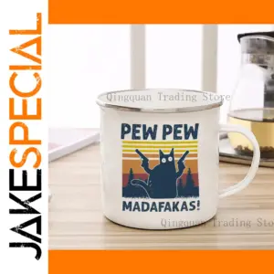 Whimsical Pew Pew Ceramic Coffee Mug