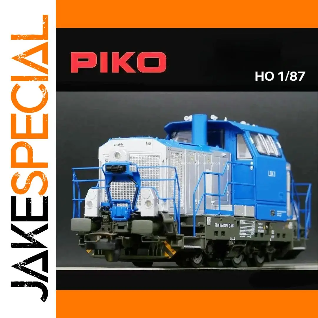 Vibrant Blue PIKO G6 Diesel Locomotive Model 1 Vibrant Blue PIKO G6 Diesel Locomotive Model