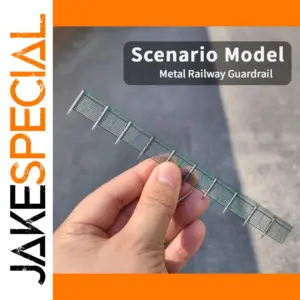 N Scale Metal Fence Set for Model Scenes