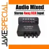 4-Channel RCA Audio Mixer with Headphone Amp