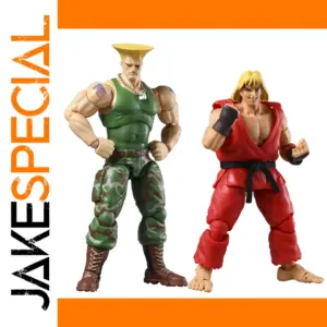 Guile and Ken PVC Action Figures Set
