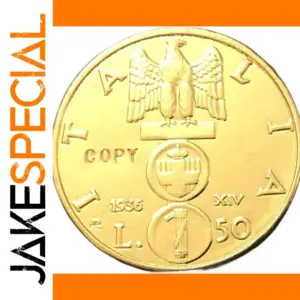 1936 Italian 50 Lire Replica Coin