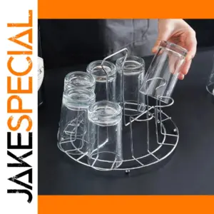 European Gold Iron Cup Rack for Home Storage