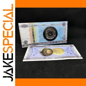 Bitcoin Collectible Note Set with Gold Replica