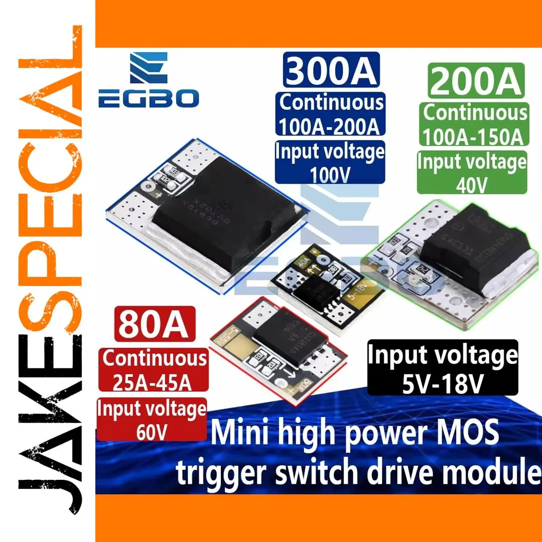 High-Power MOS Trigger Switch Module 80A-200A 1 High-Power MOS Trigger Switch Module 80A-200A