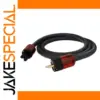 Premium 17mm Braided Power Cable for Audio Equipment