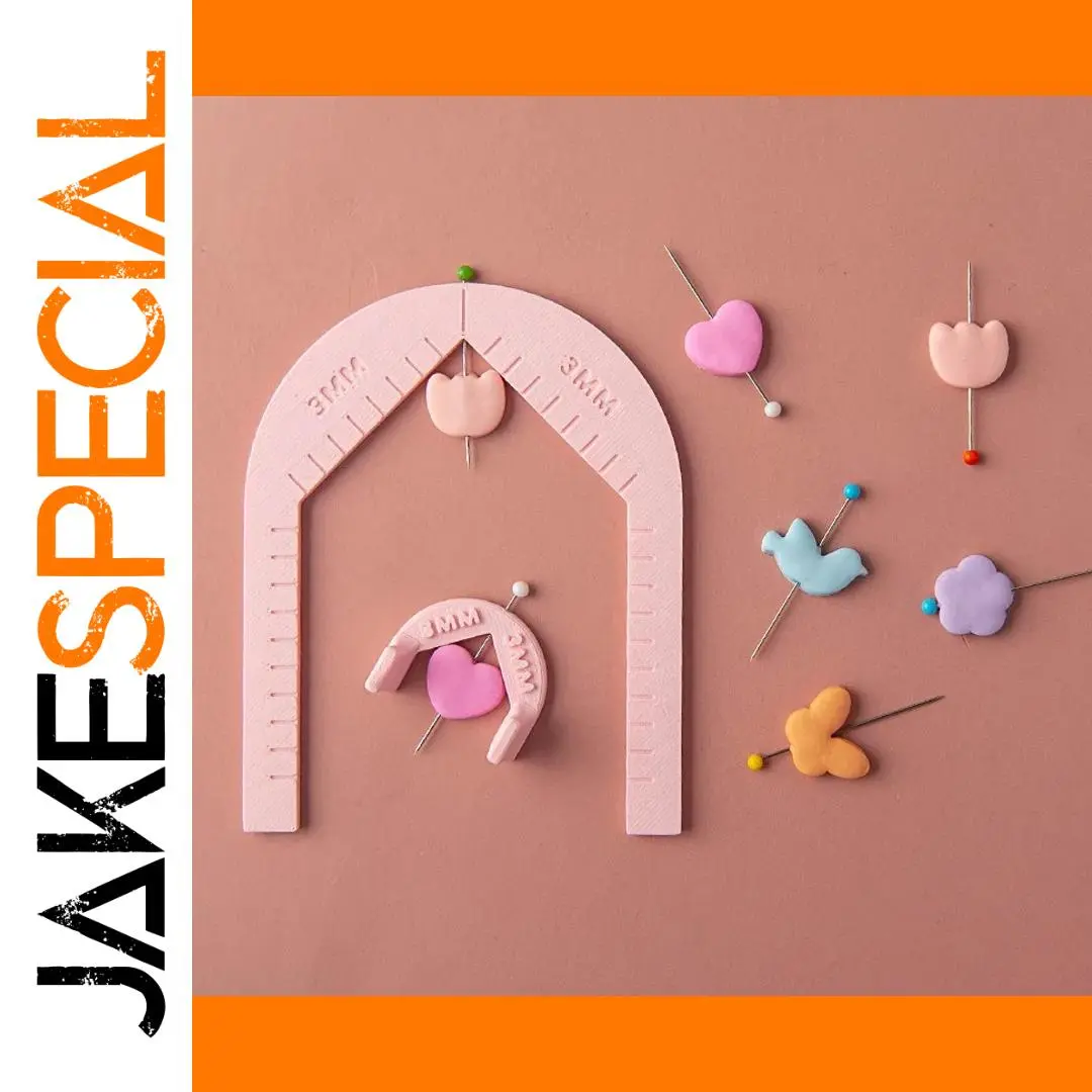 Polymer Clay Jewelry Measurement & Perforation Tool 1 Polymer Clay Jewelry Measurement & Perforation Tool