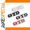 VW GTD 3D Metal Badge for Volkswagen Models