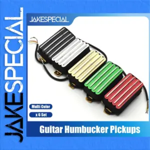 Set of 6 Dual-Blade Humbucker Pickups for Electric Guitars