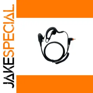 Black Earhook PTT Earpiece for Motorola Radios