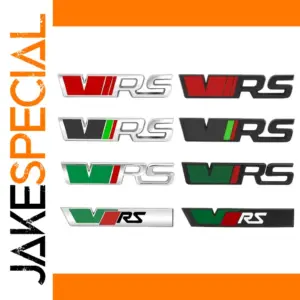 Skoda VRS Metal Badge 120mm x 25mm