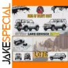 Detailed 1:64 Land Cruiser LC76 Diecast Model